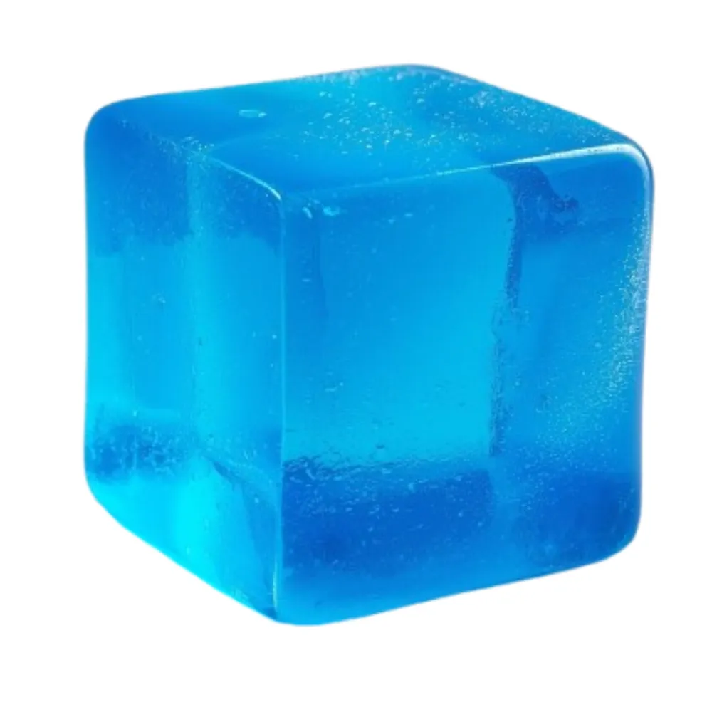 Earthy-Herbal-Lemon-Pine-Pungent-Sweet-5 JUMBO Gummy Cubes – Full Spectrum THC VEGAN 200MG Per Cube – BLUEBERRY Flavor - Image 1
