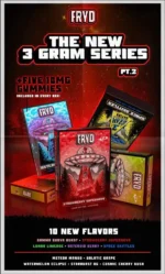 Fryd Disposable 3 Gram Liquid Batter + Live Resin Vape + 5 Gummies (100mg) Combo Pack - Image 2